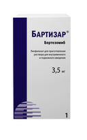 Бартизар, 3.5 мг, лиофилизат для приготовления раствора для внутривенного и подкожного введения, 38,336 мл, 1 шт.