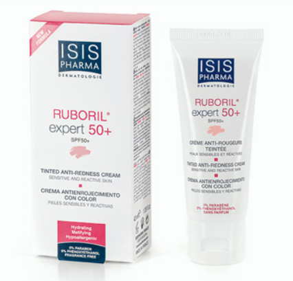 Isispharma Ruboril expert SPF50+ Дневной тонирующий крем, крем для лица, 30 мл, 1 шт.