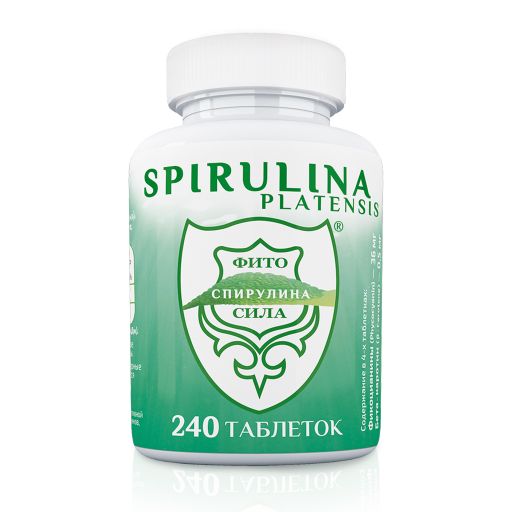 Спирулина Фитосила, 350 мг, таблетки, 240 шт.