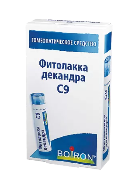 Фитолакка декандра C9, гранулы гомеопатические, 4 г, 1 шт.