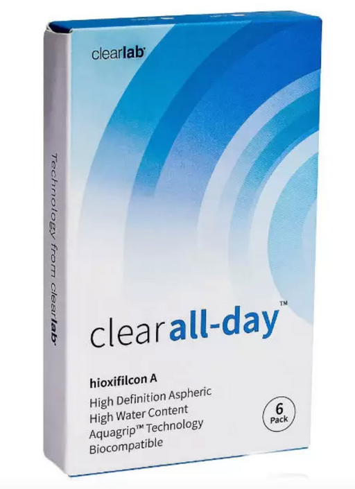 ClearLab Clear All-Day Линзы контактные, BC=8,6 d=14,2, D(-3.50), 6 шт.