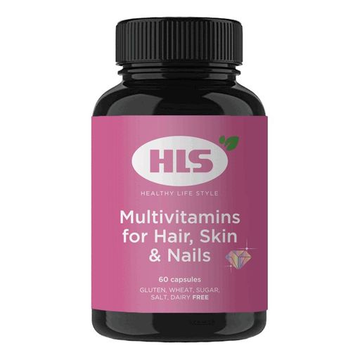 HLS Мультивитамины для кожи, волос и ногтей, капсулы, 60 шт.